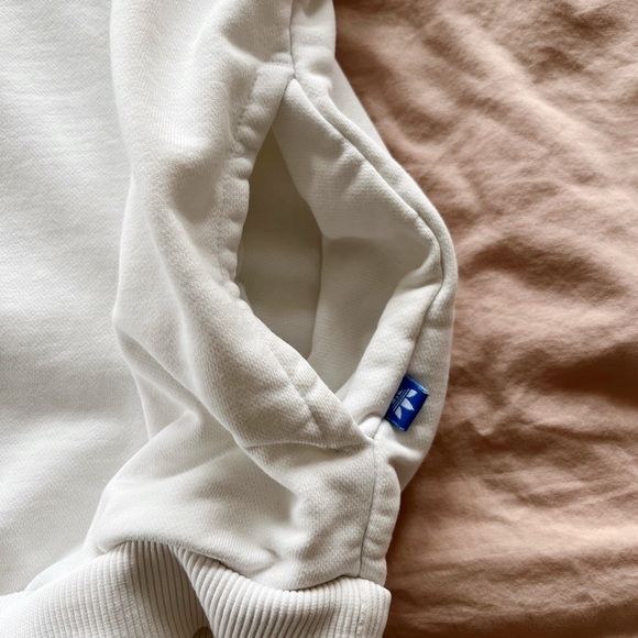 Adidas White Oversized Logo Pullover - Picture 4 of 5
